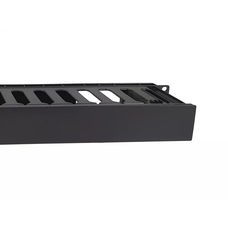 Equip 19 Zoll Rack-Mount Kabelmanagement-Panel, Schwarz