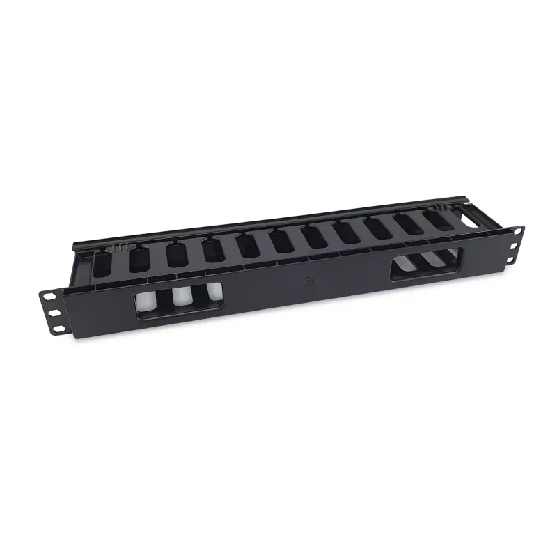 Equip 19 Zoll Rack-Mount Kabelmanagement-Panel, Schwarz