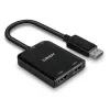 Lindy DisplayPort auf 2 Port HDMI MST Hub, DisplayPort, 2 x HDMI, Stecker, Buchse, Gerade, Gerade