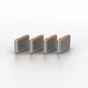 Lindy USB Typ-C-Portblocker (ohne Schlüssel) – 10er-Pack, Orange