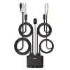 Lindy 2-Port DisplayPort 1.2, USB Typ C, USB 2.0 und Audio Kabel KVM-Switch