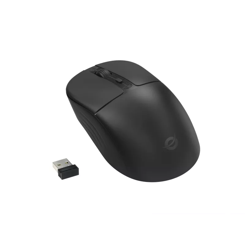 Conceptronic LORCAN04B 4-Tasten Dual-Mode Wireless-Maus, Bluetooth 5.2, 2,4 GHz