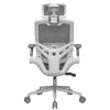 Universal-Gamingstuhl Cougar CGR-SPO-WHW — weiße Sitzfläche und Rückenlehne, max. Belastung 120 kg, Höhe 1170–1310 mm, Breite 680 mm