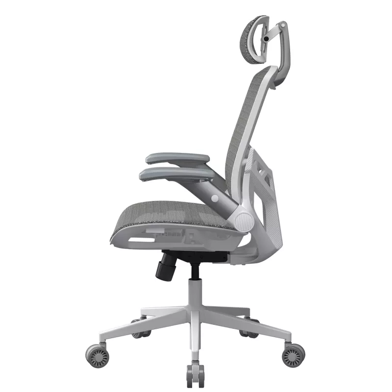 Universal-Gamingstuhl Cougar CGR-SPO-WHW — weiße Sitzfläche und Rückenlehne, max. Belastung 120 kg, Höhe 1170–1310 mm, Breite 680 mm