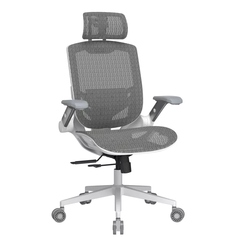 Universal-Gamingstuhl Cougar CGR-SPO-WHW — weiße Sitzfläche und Rückenlehne, max. Belastung 120 kg, Höhe 1170–1310 mm, Breite 680 mm