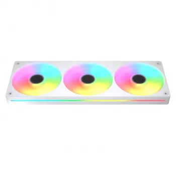 Lüfter COUGAR Unity360-FB Single-Frame 360 ARGB PWM Forward, 120 mm, 700–2500 RPM, FDB, Weiß