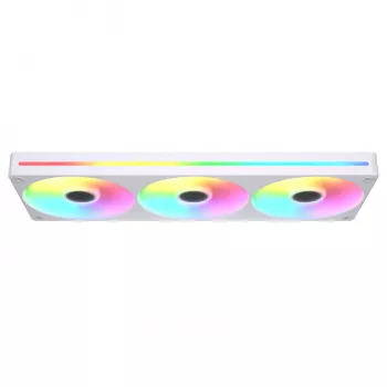 Lüfter COUGAR Unity360-FB Single-Frame 360 ARGB PWM Forward, 120 mm, 700–2500 RPM, FDB, Weiß
