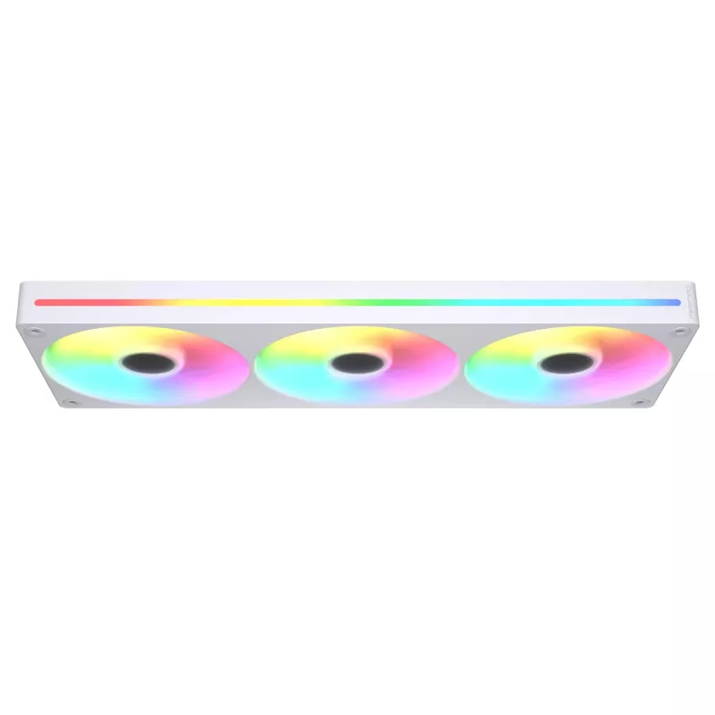 Lüfter COUGAR Unity360-FB Single-Frame 360 ARGB PWM Forward, 120 mm, 700–2500 RPM, FDB, Weiß