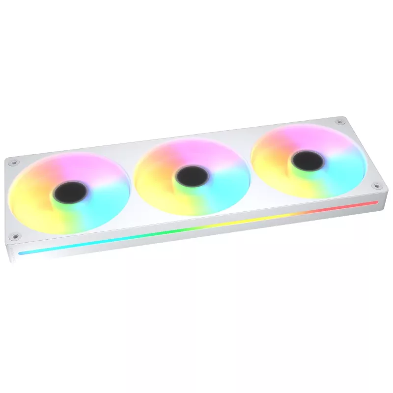 Lüfter COUGAR Unity360-FB Single-Frame 360 ARGB PWM Forward, 120 mm, 700–2500 RPM, FDB, Weiß