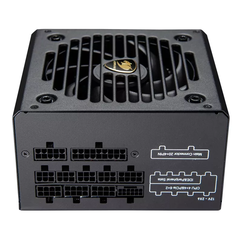 Netzteil Cougar GR 850W ATX3.1 PCIe 5.1 80 PLUS Gold, 850 W, 20+4-Pin ATX, 120-mm-Lüfter, schwarz