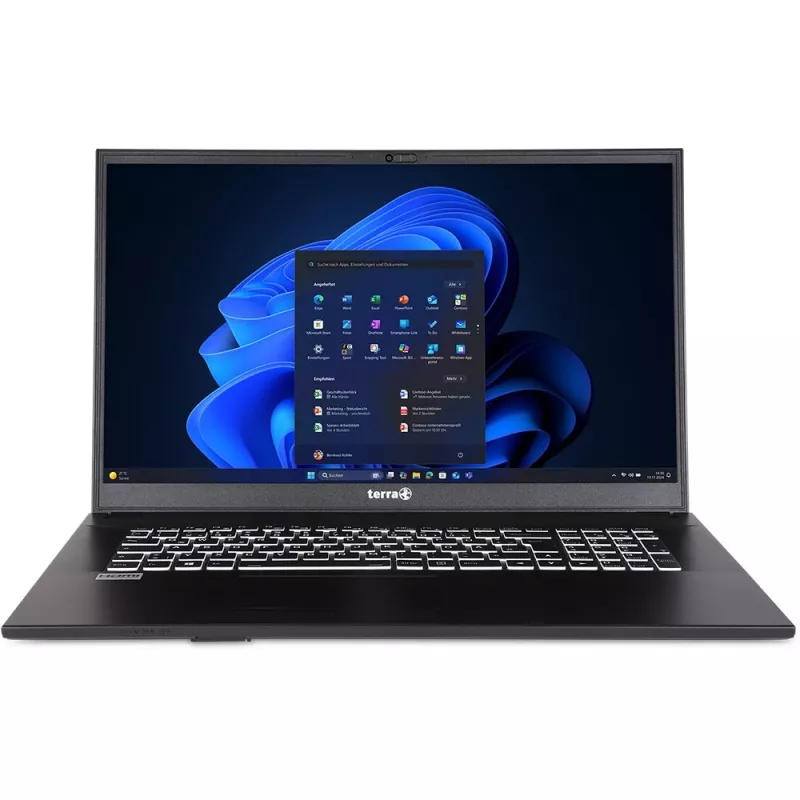 TERRA MOBILE 1716R Intel® Core™ i3 i3-1315U Laptop 43,9 cm (17,3 Zoll) Full HD 16 GB DDR4-SDRAM 500 GB SSD Wi-Fi 6 (802.11ax) Windows 11 Pro Deutsch Grau