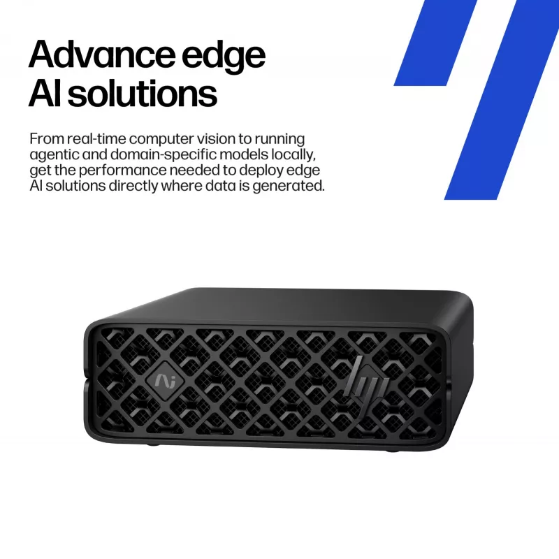 HP ZGX Nano G1n AI GB10 128 GB LPDDR5x-SDRAM 4 TB SSD Linux Mini PC Workstation AI Workstation, AI PC Schwarz