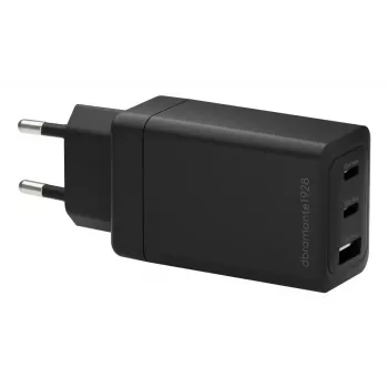 dbramante1928 re-charge IT EU Wandladegerät – 2× USB‑C 65W + 1× USB‑A, Innenbereich, AC, schwarz