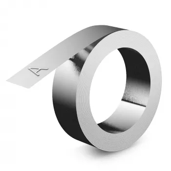 DYMO Rhino Aluminium-Prägelabels | 12 mm x 3,65 m | Selbstklebend | Kompatibel mit dem Rhino M1011 Präger | Witterungsbeständig | Ideal für Heimwerken & Bau | Hergestellt in Europa