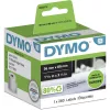 DYMO Authentic LabelWriter Large Address Labels | 36 mm x 89 mm | Rolle mit 260 | Schwarzdruck auf Weiß | für LabelWriter Etikettendrucker