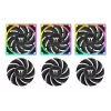 Thermaltake MAGCurve 360 Ultra AIO Flüssigkeits-CPU-Kühler mit ARGB-Lüftern, 360-mm-Radiator, Schwarz
