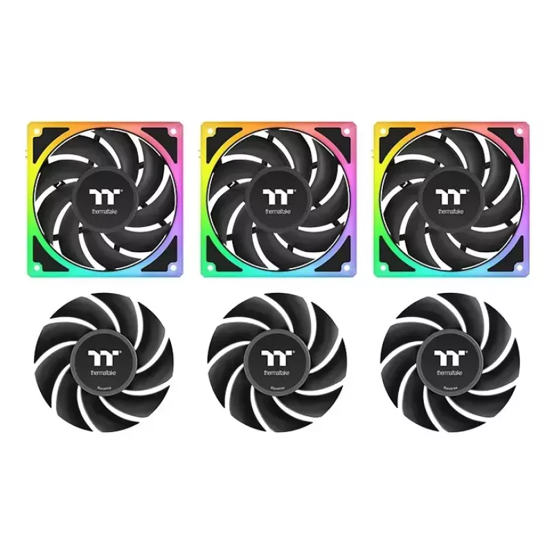 Thermaltake MAGCurve 360 Ultra AIO Flüssigkeits-CPU-Kühler mit ARGB-Lüftern, 360-mm-Radiator, Schwarz
