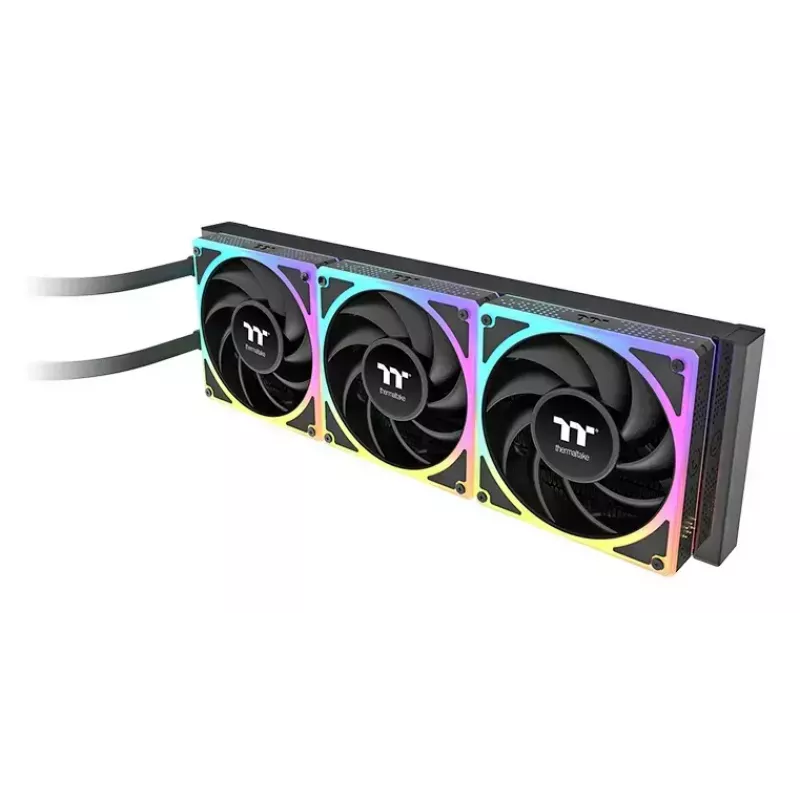 Thermaltake MAGCurve 360 Ultra AIO Flüssigkeits-CPU-Kühler mit ARGB-Lüftern, 360-mm-Radiator, Schwarz