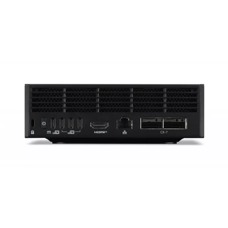 Mini-PC-Workstation Acer Veriton VGN100 GB10, 128 GB LPDDR5x, 4 TB SSD, NVIDIA Schwarzwell, DGX OS, Schwarz/Grau