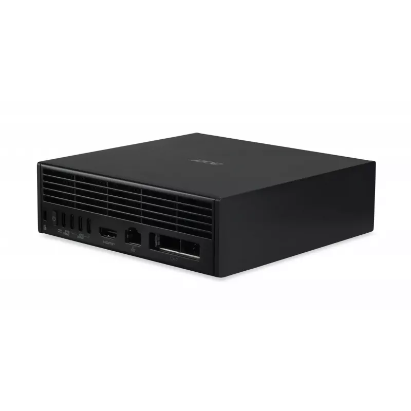 Mini-PC-Workstation Acer Veriton VGN100 GB10, 128 GB LPDDR5x, 4 TB SSD, NVIDIA Schwarzwell, DGX OS, Schwarz/Grau