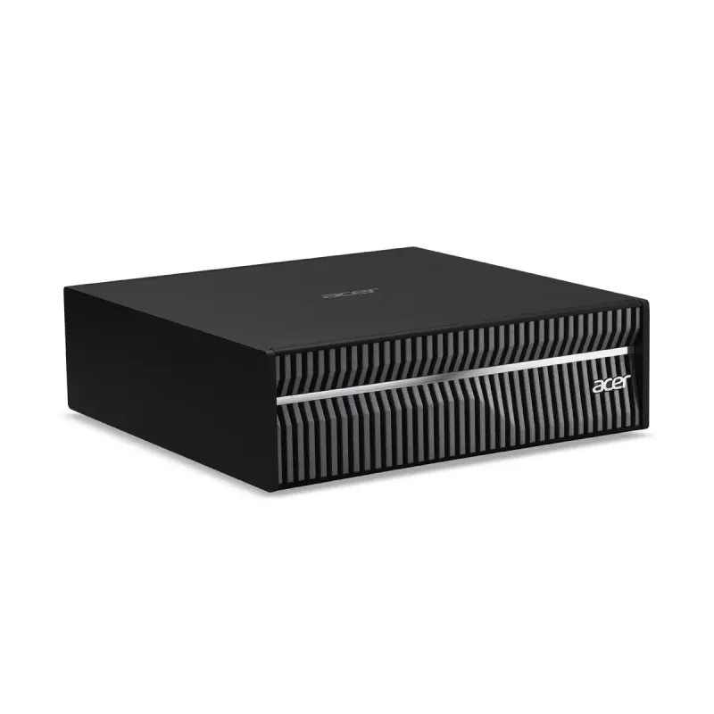 Mini-PC-Workstation Acer Veriton VGN100 GB10, 128 GB LPDDR5x, 4 TB SSD, NVIDIA Schwarzwell, DGX OS, Schwarz/Grau
