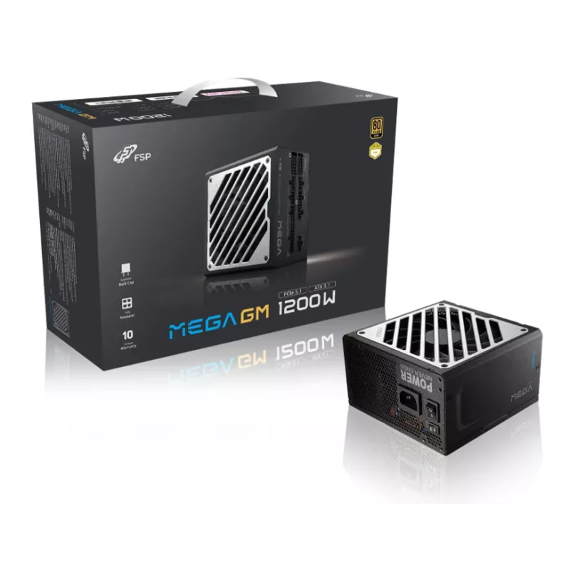 FSP MEGA GM 1200W Netzteil ATX ATX3.1 Schwarz