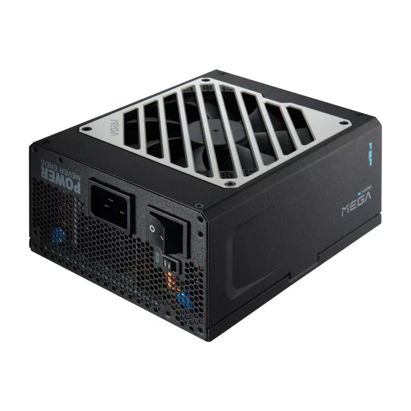 FSP MEGA TI 1650W Netzteil ATX ATX3.1 Schwarz, 1650 W, 110 - 240 V, 50/60 Hz, 10 - 15 A, Aktiv, 120 W