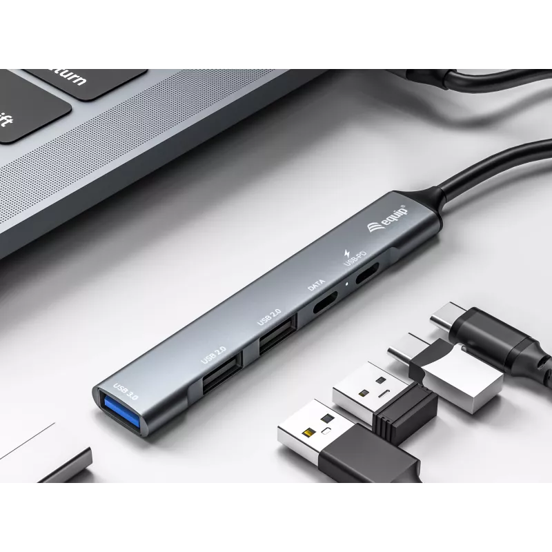 Equip 5-Port USB 3.0/2.0 Hub mit USB-C PD