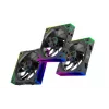 XILENCE XPF360R.ARGB 120 mm PC-Gehäuselüfter 3er-Pack, hydraulisches Lager, 1,9 mmH2O, 7–13,2 V, schwarz