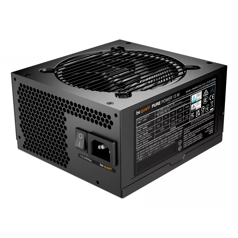 be quiet Pure Power 13 M | 1200W power supply unit 20+4 pin ATX ATX Schwarz