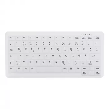 Contour Design Active Key Contour ClassicClean Medizinische Tastatur IP68 Mini Wireless Weiß DE C4110