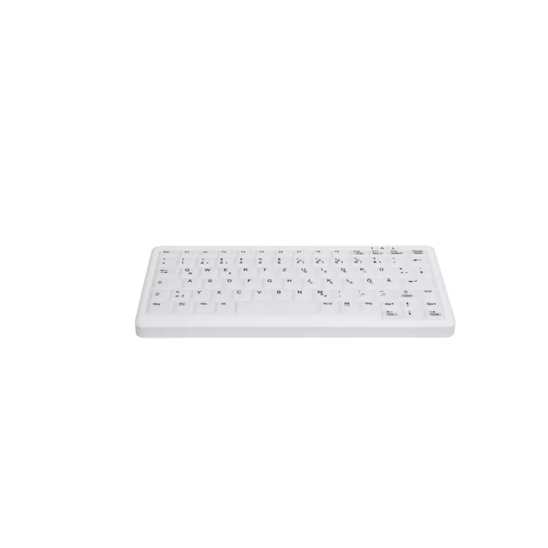 Contour Design Active Key Contour ClassicClean Medizinische Tastatur IP68 Mini Wireless Weiß DE C4110