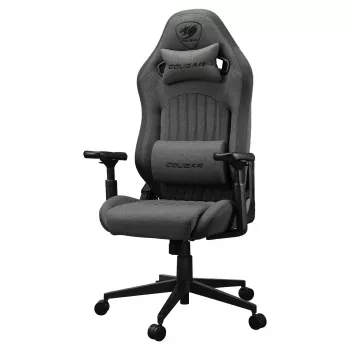 Universal-Gaming-Stuhl Cougar CGR-EPF-ROG — Schwarz/Grau, min. Höhe 125 cm, Sitzfläche 710×670 mm, max. 120 kg