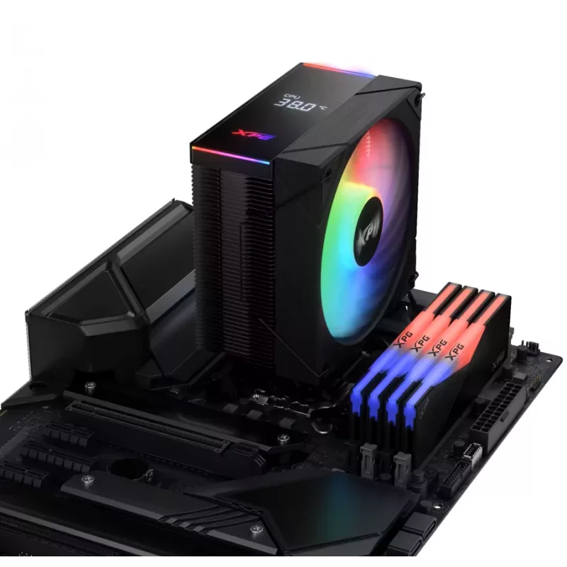 XPG MAESTRO PLUS 42SA CPU-Luftkühler, Luftkühler, 12 cm, Schwarz