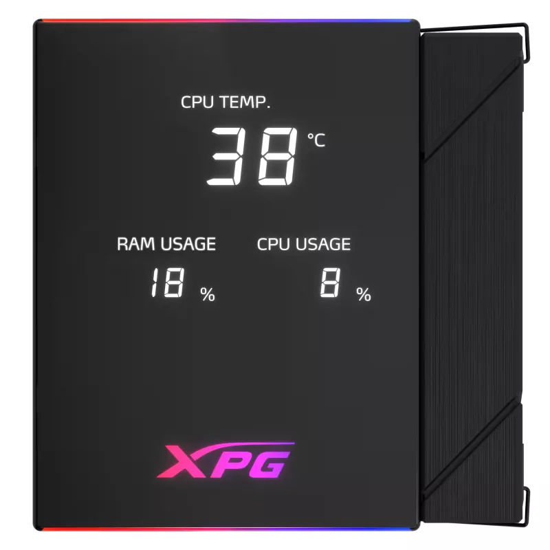 XPG MAESTRO PLUS 62DA CPU-Luftkühler, Luftkühler, 12 cm, Schwarz