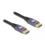 DeLOCK DisplayPort-Kabel 8K 60 Hz 5 m lila Metall