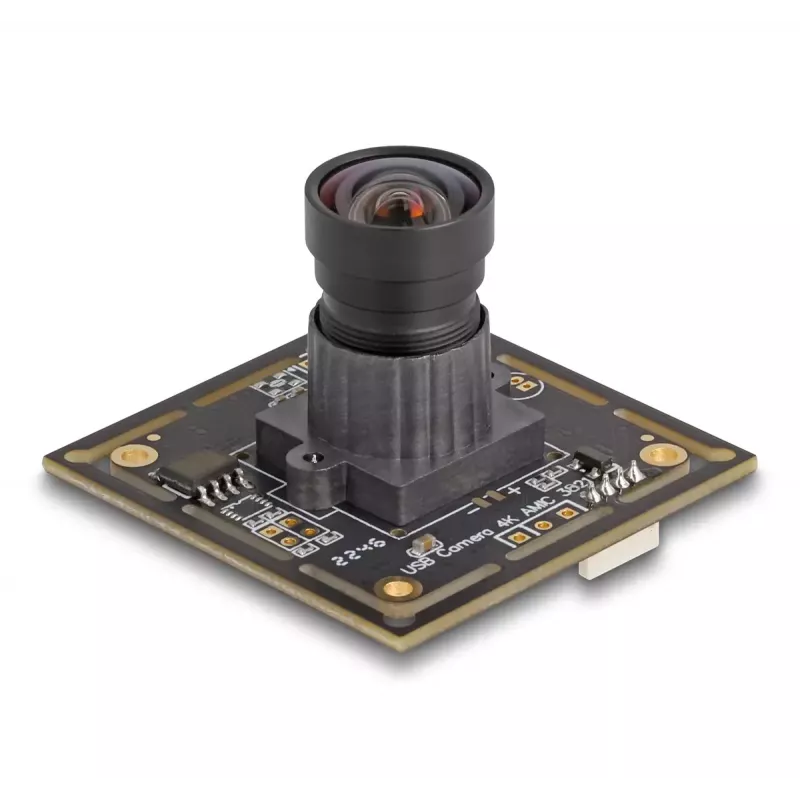 Webcam DeLOCK 12073 8.3 MP 3840 x 2160 USB 2.0 Schwarz