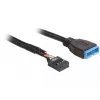Internes USB-Kabel DeLOCK 83777 0,6 m Stecker auf Buchse