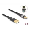 DeLOCK USB 2.0 Kabel Typ-A Stecker auf Typ-C Stecker 60 W 3 m