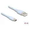 DeLOCK USB-Kabel USB 2.0 4 m USB A USB C Blau 81224