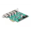 DeLOCK USB 5 Gbps PCI Express x1 Karte 3x Typ-A 2x Typ-C 1x Header