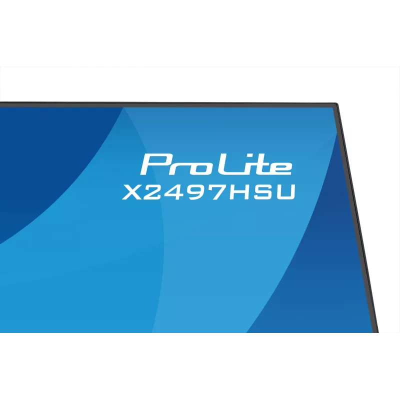 IIYAMA ProLite X2497HSU-B1 Monitor 23,8 Zoll (60,5 cm) Full HD IPS 1920×1080 4 ms USB‑C 2×, Lautsprecher, VESA, Schwarz