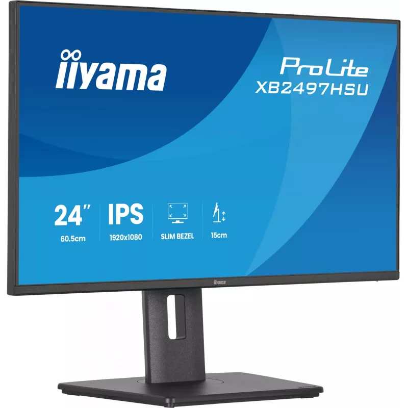 iiyama ProLite XB2497HSU-B1 Computermonitor 60,5 cm (23,8 Zoll) 1920 x 1080 Pixel Full HD LED Schwarz