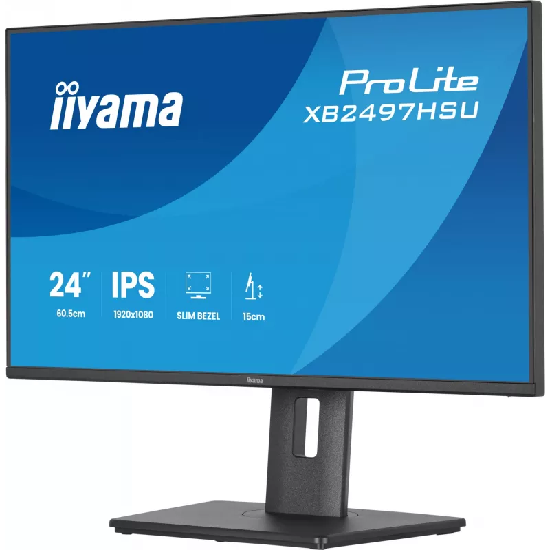 iiyama ProLite XB2497HSU-B1 Computermonitor 60,5 cm (23,8 Zoll) 1920 x 1080 Pixel Full HD LED Schwarz