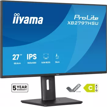 iiyama ProLite XB2797HSU-B1 Computermonitor 68,6 cm (27 Zoll) 1920 x 1080 Pixel Full HD LED Schwarz