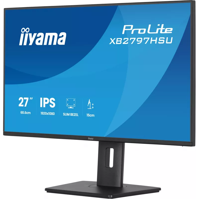 iiyama ProLite XB2797HSU-B1 Computermonitor 68,6 cm (27 Zoll) 1920 x 1080 Pixel Full HD LED Schwarz