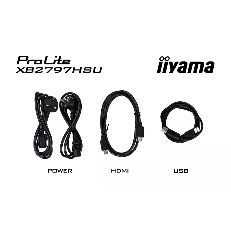 iiyama ProLite XB2797HSU-B1 Computermonitor 68,6 cm (27 Zoll) 1920 x 1080 Pixel Full HD LED Schwarz