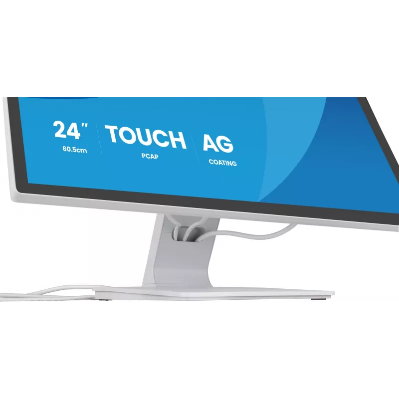 iiyama ProLite T2452MSC-W1AG Computermonitor 60,5 cm (23,8 Zoll) 1920 x 1080 Pixel Full HD LED Touchscreen Weiß
