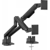 Monitor-Tischhalterung IIYAMA DS4002C-B1 für 61–81,3 cm (24–32 Zoll) Bildschirme, VESA 75×75–100×100, Klemme/Tischdurchführung, schwarz