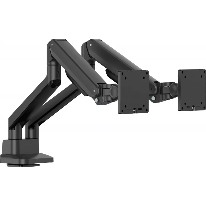 Monitor-Tischhalterung IIYAMA DS4002C-B1 für 61–81,3 cm (24–32 Zoll) Bildschirme, VESA 75×75–100×100, Klemme/Tischdurchführung, schwarz